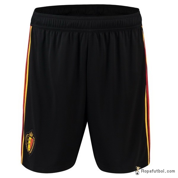 Pantalones Bélgica Replica Segunda Ropa 2018 Negro